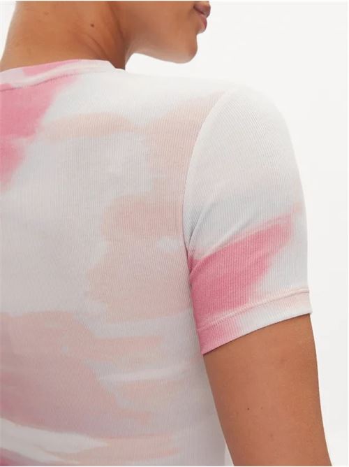 aop rib short sleeve dress CALVIN KLEIN JEANS | J20J2232050LA